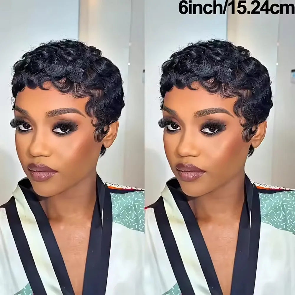 Curly Pixie Wig (250%)