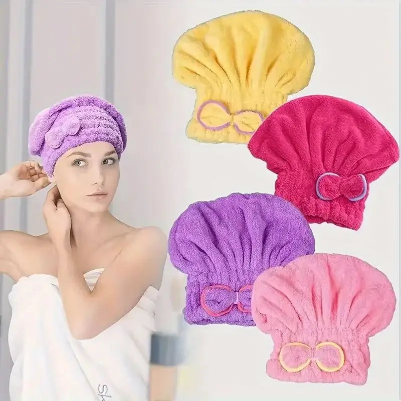 Quick Dry Hair Towel Cap