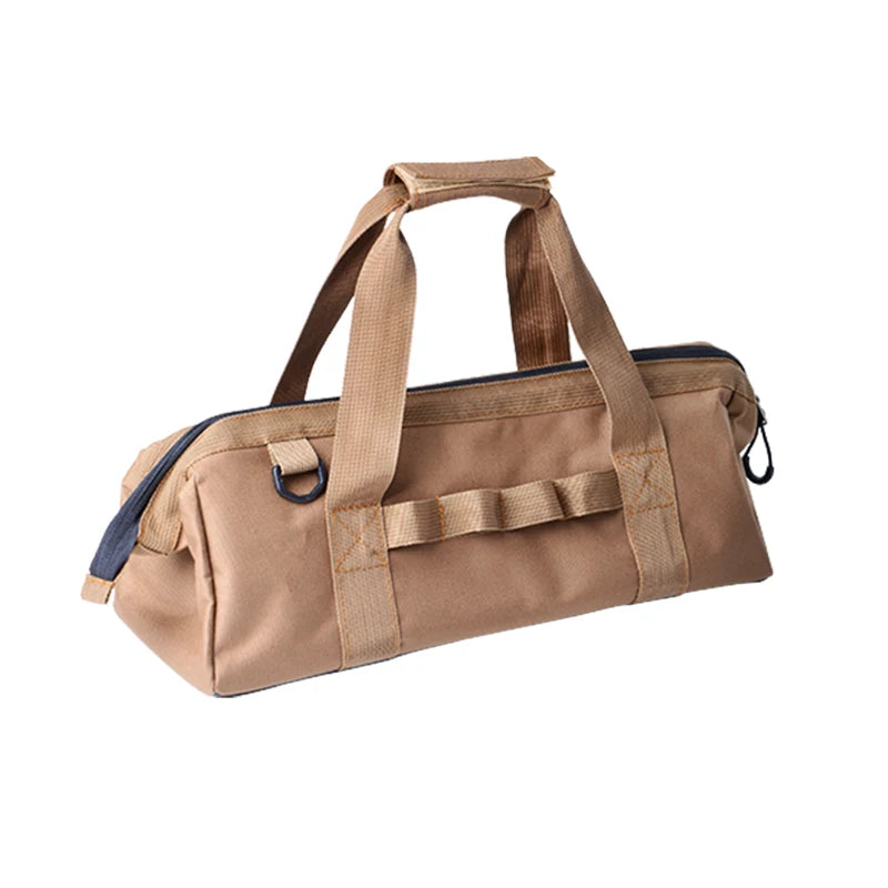 Bolsa de herramientas para camping, gran capacidad, boca ancha, bolsa de almacenamiento, bolsa de equipo resistente al agua