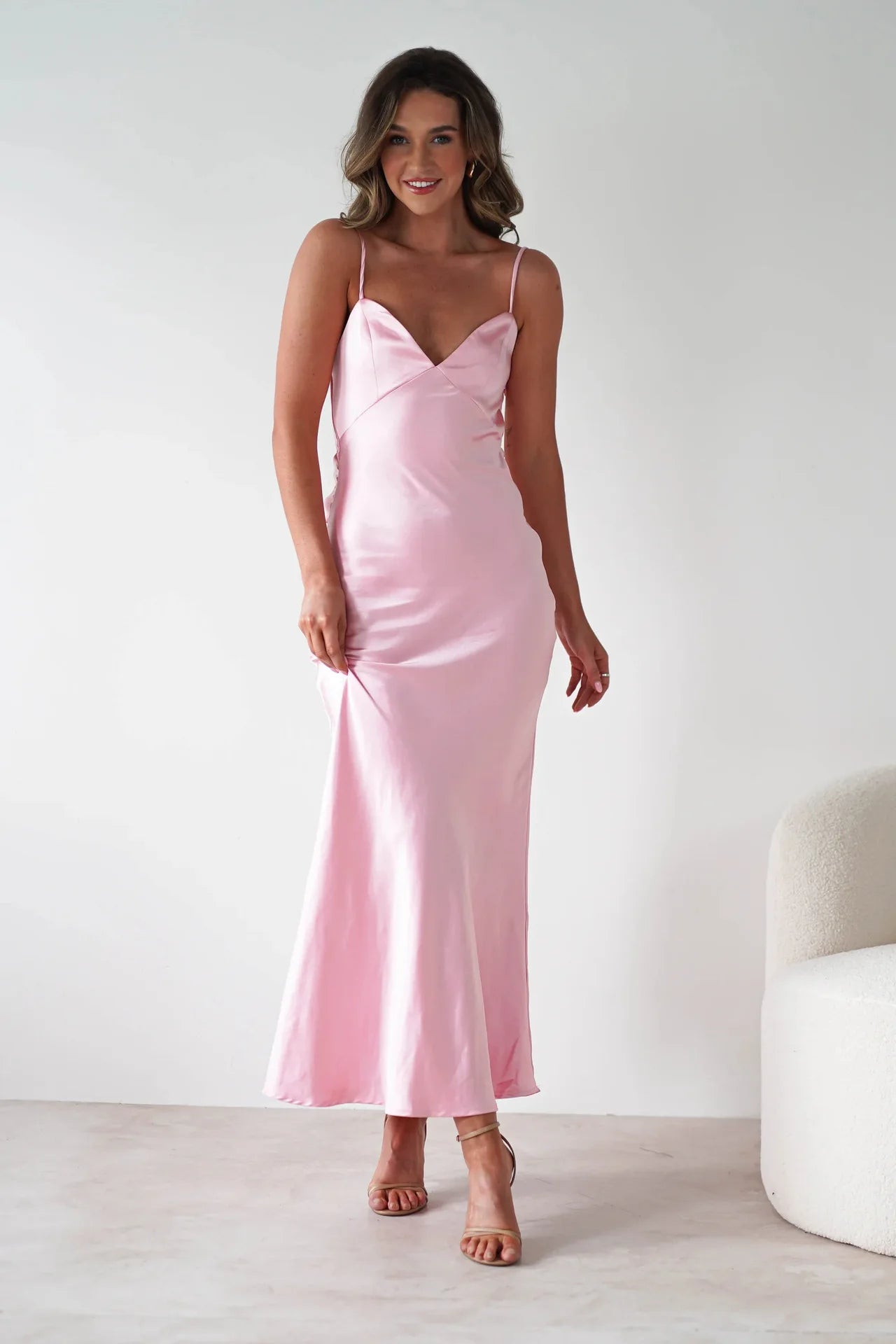 New Dresses  Woman Fashion Summer Women's Clothing Sexy Halter Satin Fashion Strappy Skirts