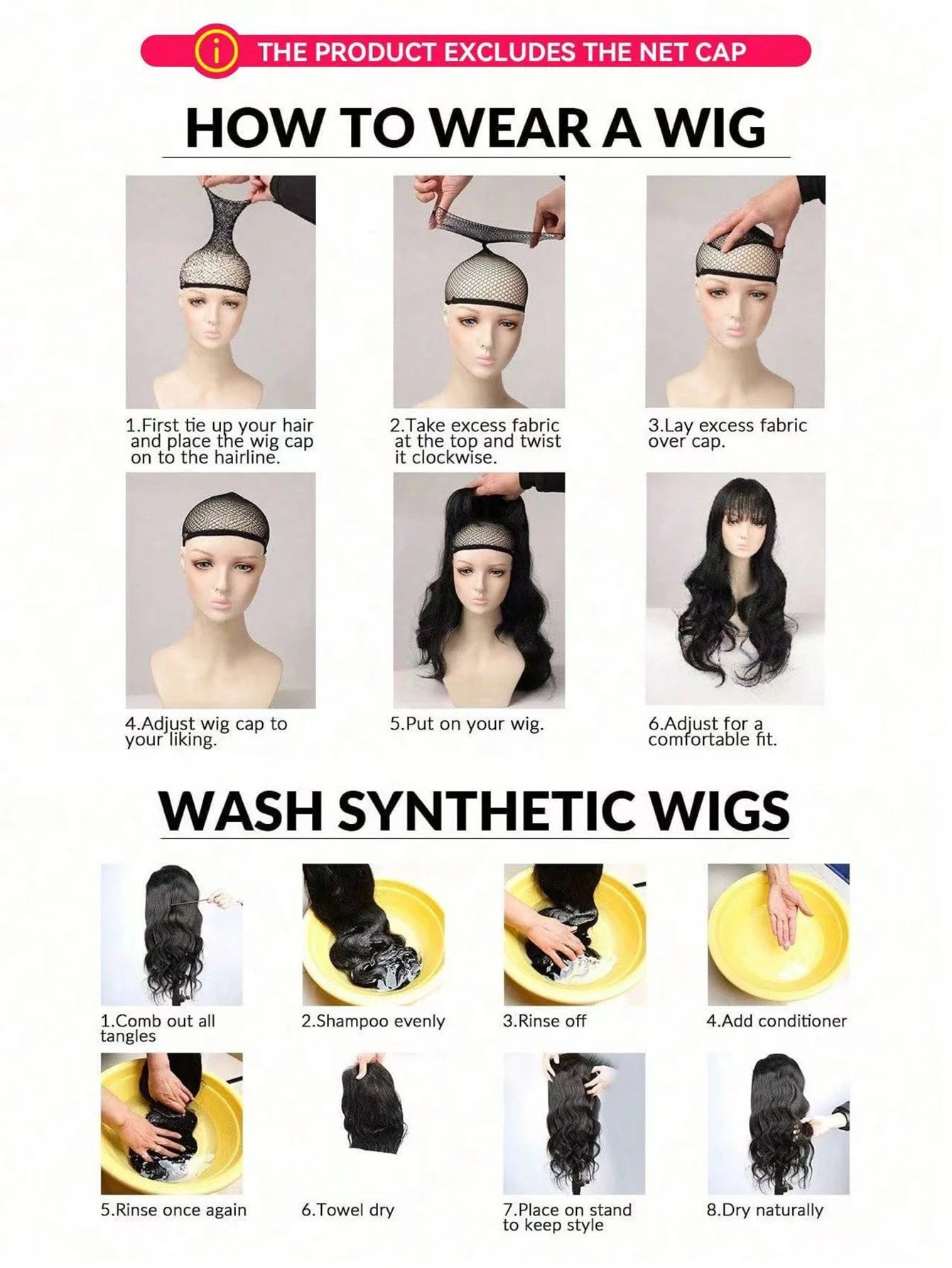 Short Bob synthetic Wig for Pixie Cut wigs Glueless Wig None Front Wig with Bangs Straight Full