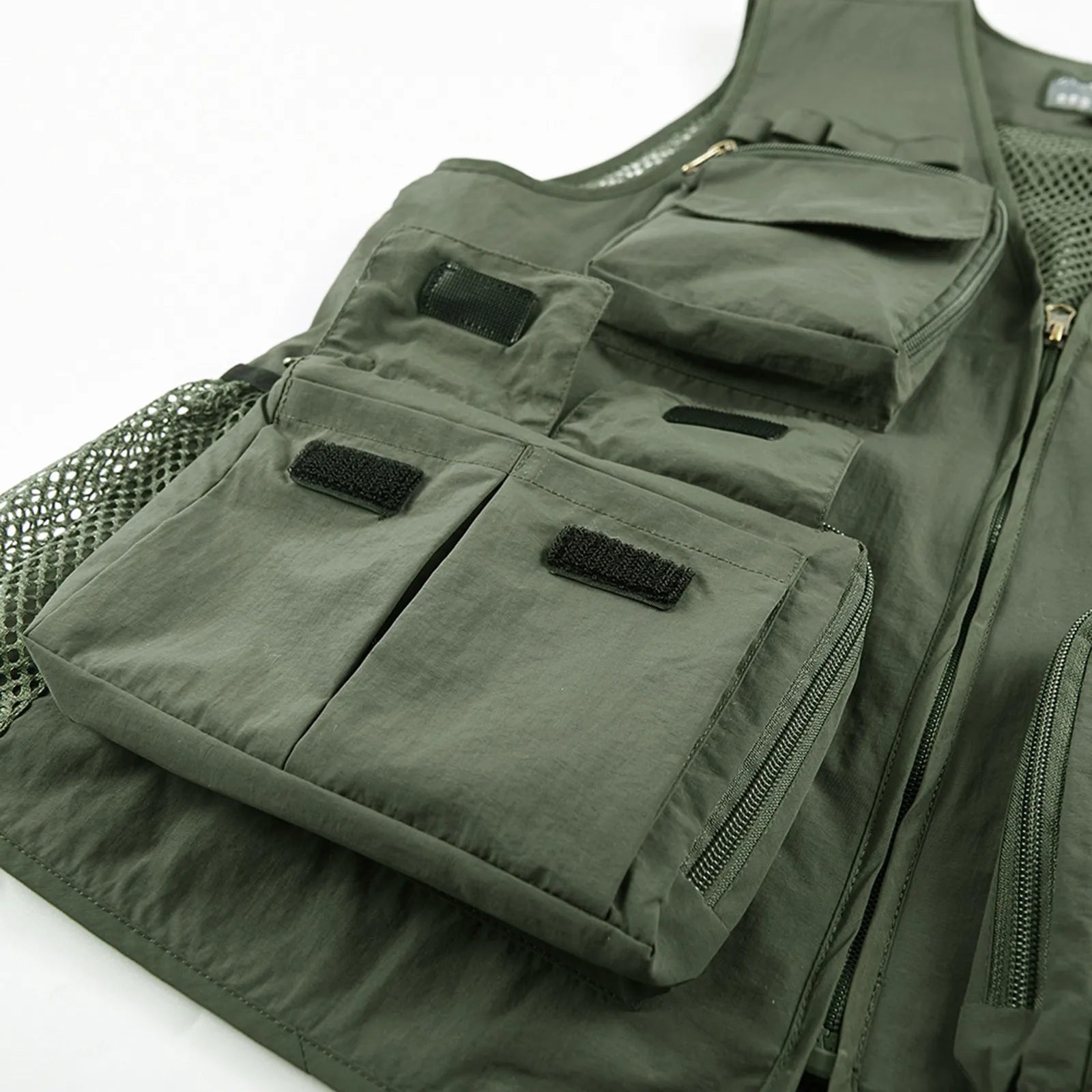 Hiking vests for men and women thin breathable multi-pocket vest summer outdoor work hunting travel waterproof sleeveless jacket