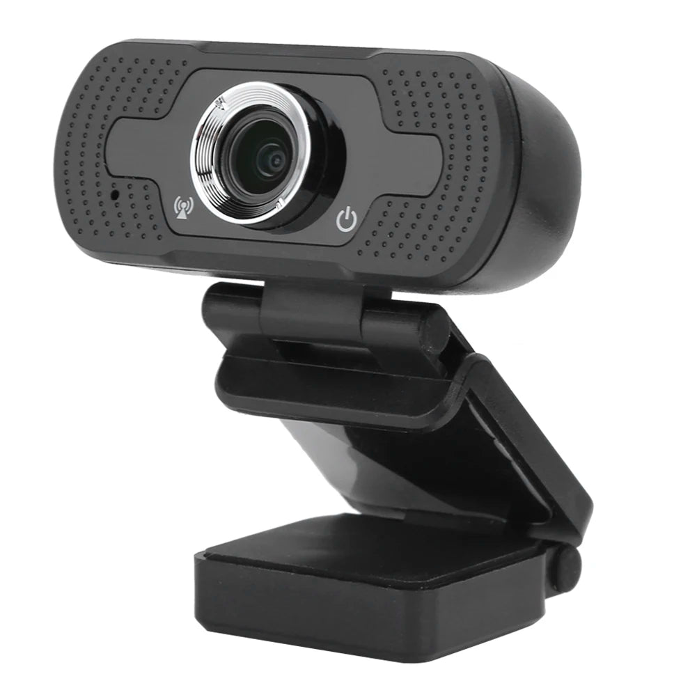 Camera with Microphone Webcam with Camera Webcam Computer Camera with Microphone for PC Laptop Desktop Video Call W8 1080P Black