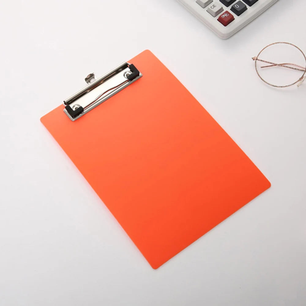 A5 File Holder Clip Document Holder Clipboards Clip Writing Pad Test Paper Clipboard Office School Supply File Folder Stationery