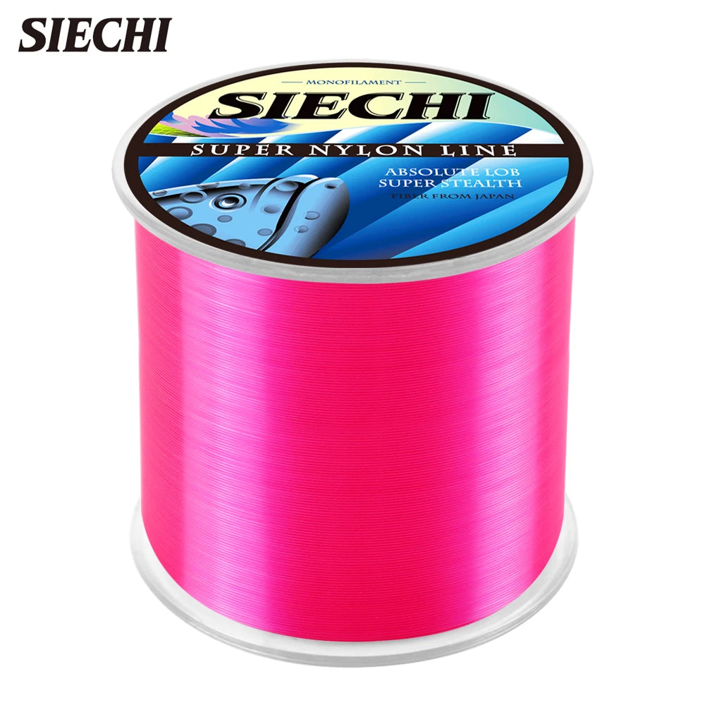 500M 1000M Nylon Fishing Line Monofilament Material From Japan Multiple Color Lake River Carp Line Saltwater Fishing Accessories