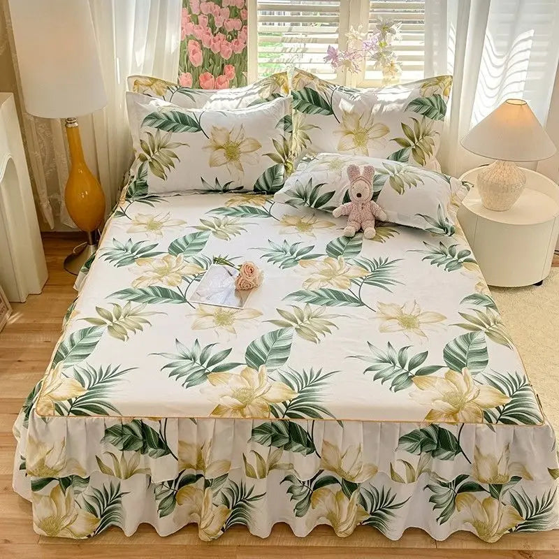 Par de fundas de almohada ultrasuaves con estampado floral