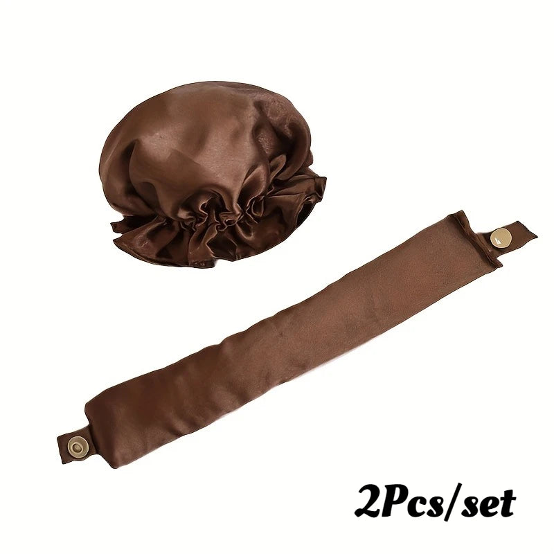 Heatless Curling Rod Headband No Heat Silk Curls Ribbon Hair Rollers Sleeping Soft Headband Lazy Hair Curlers Hair Styling Tools