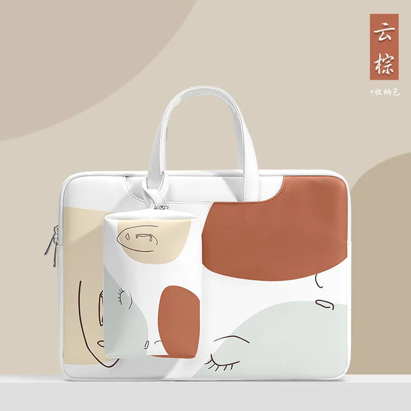 Laptop bag is suitable for laptop air12-16 inch hand bag damska bolsos de hombro Simple design fashion  handbags luxury designer