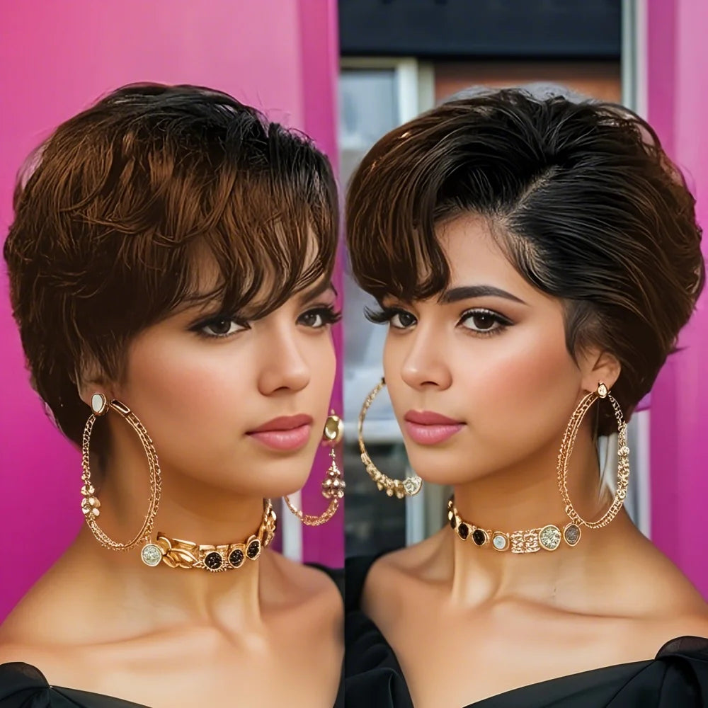 13×4 Lace Front Pixie Wig