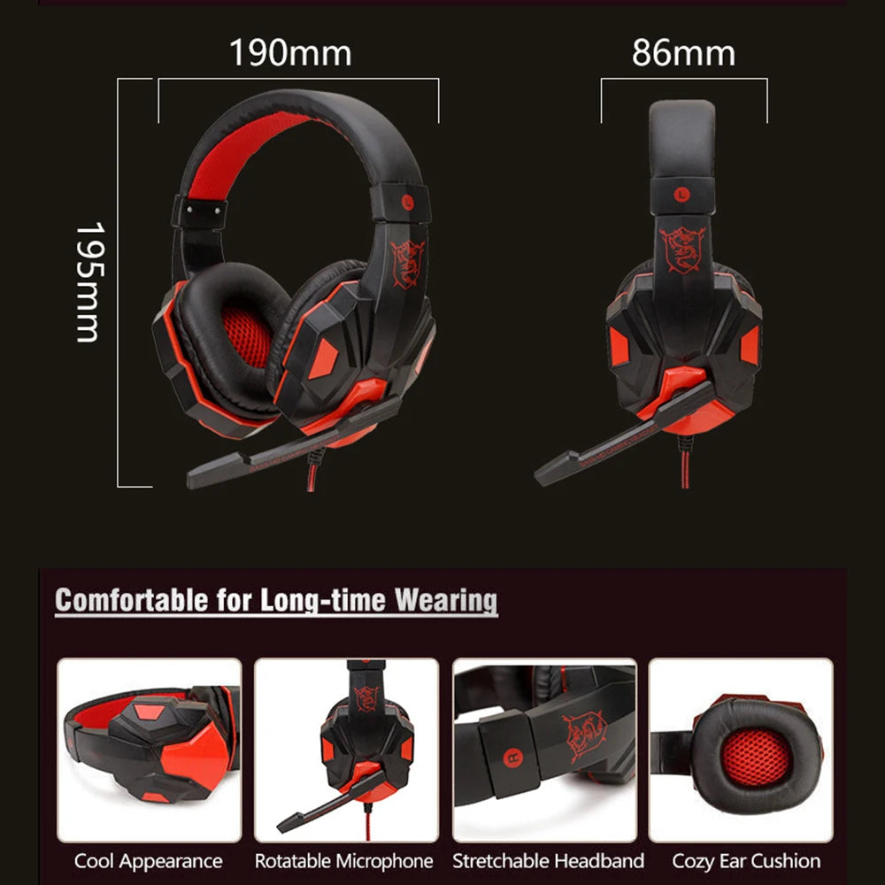 LED Gaming Headset