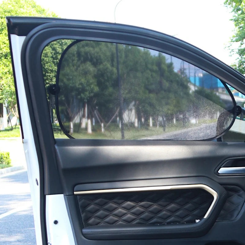 Lot de 1 à 5 pare-soleil pour vitres latérales de voiture, pare-soleil pour vitres avant et arrière, protection UV d'été à ventouse