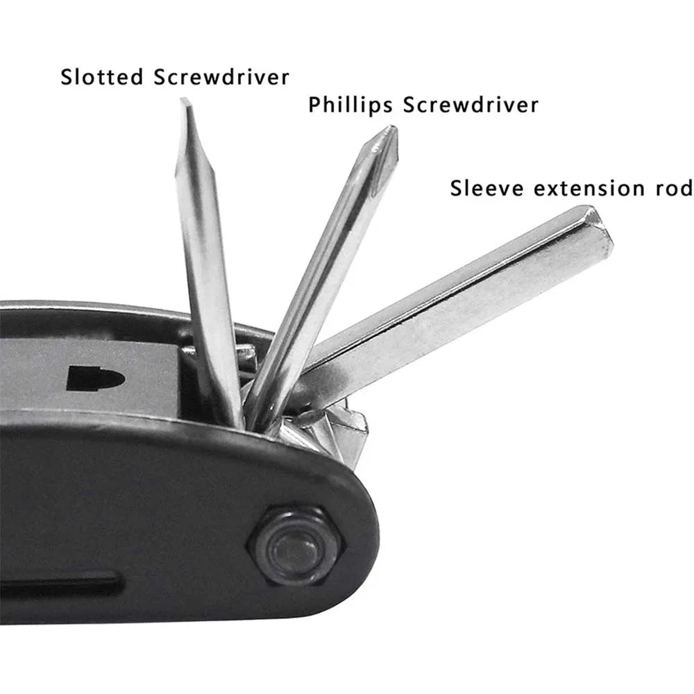 16 in 1 Portable Bicycle Repair Tools Kit Hex Wrench Nut Tire Screwdriver Motorcycle Bicycle Repair Tools