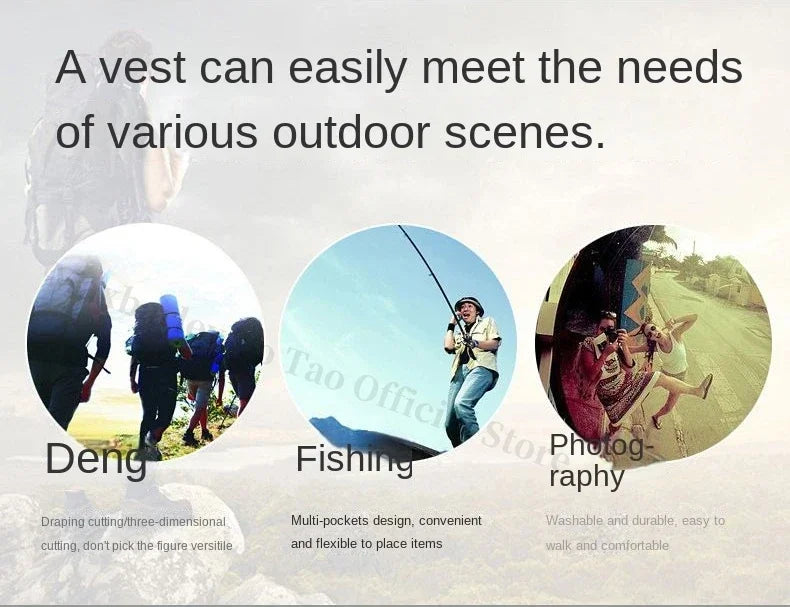 Sleeveless Jacket Vest Men Summer Cargo Climbing Hunting Waistcoat Club Photographer Fishing Vests Camping Working Clothes