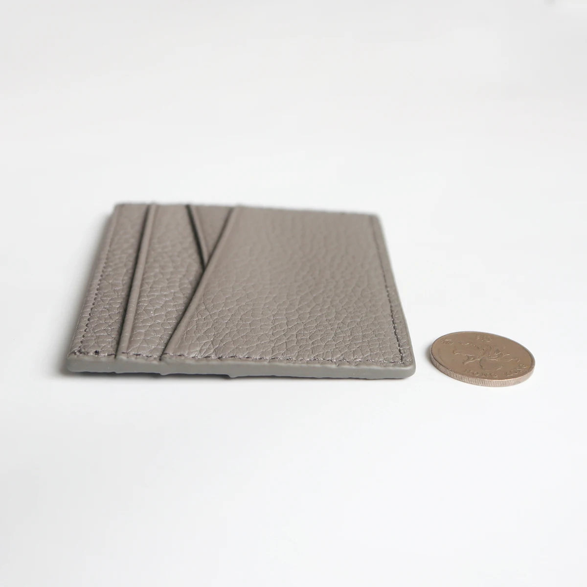 Tarjetero de lujo 100% cuero genuino para negocios, hombres, identificación, estuche para tarjetas de crédito, moda, regalo para mujeres, mini cartera delgada