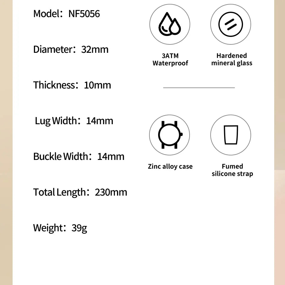 NAVIFORCE Women Watches Luxury High Quality Quartz Watch Ladies Creative Clocks Waterproof Female Wristwatches Relogio Feminino
