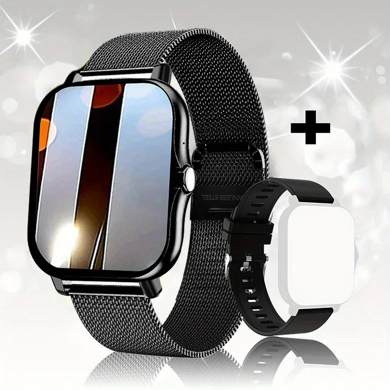 Smart Watch For Men Women Gift 1.44" Screen Full Touch Sports Fitness Watches Bluetooth Calls Digital Smartwatch Wristwatch
