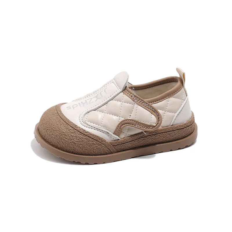Kids Fashion Cotton Shoes Outdoor Flats Versatile Winter Children's Shoes for Boys Girls Causal Non-slip Toddlers Walking Shoes