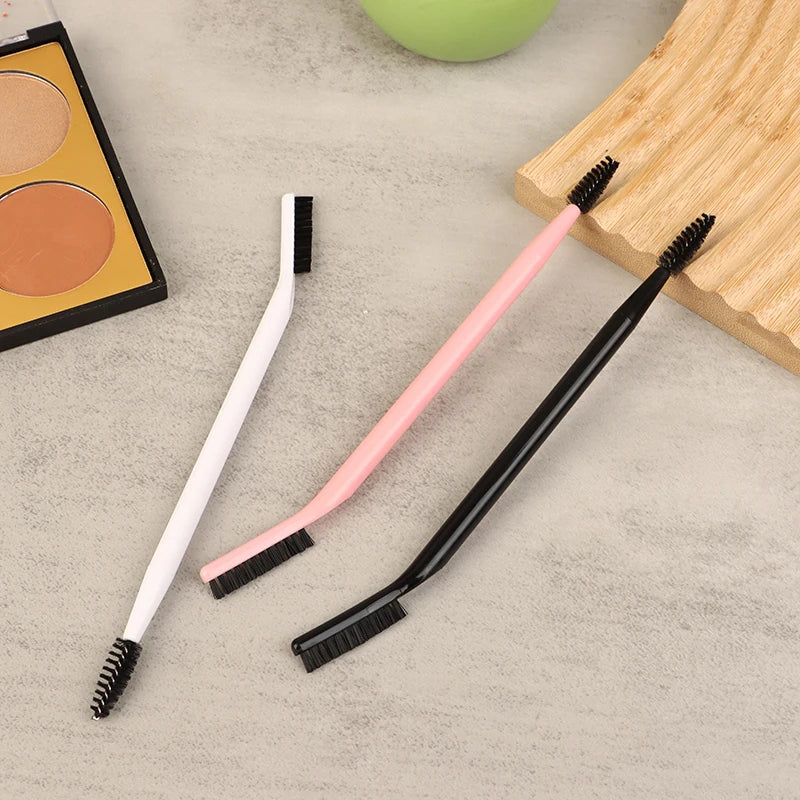 1Pc Double Headed Eyebrow Brush Eyelash Comb Eyebrow Eyelash Shaper Eye Brow Brush For Grooming Brows Reusable Makeup Tool