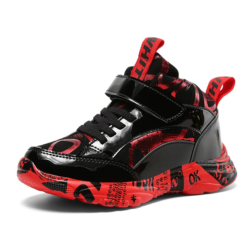 Golden Kids’ Sneakers – Sporty Style, Everyday Comfort