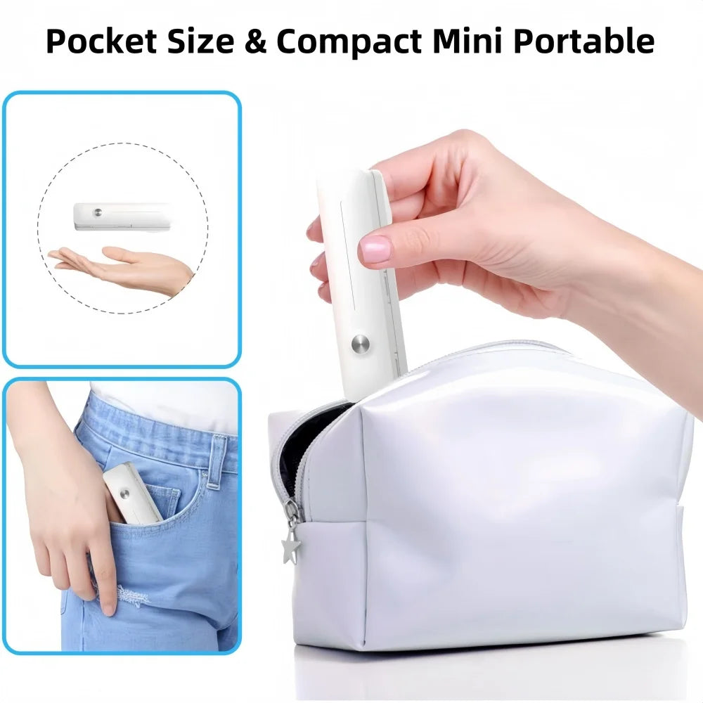 Mini Bluetooth Selfie Stick, 360° Rotating Foldable Phone Stand for Live Streaming & Phone Photography (Universal Compatibility)