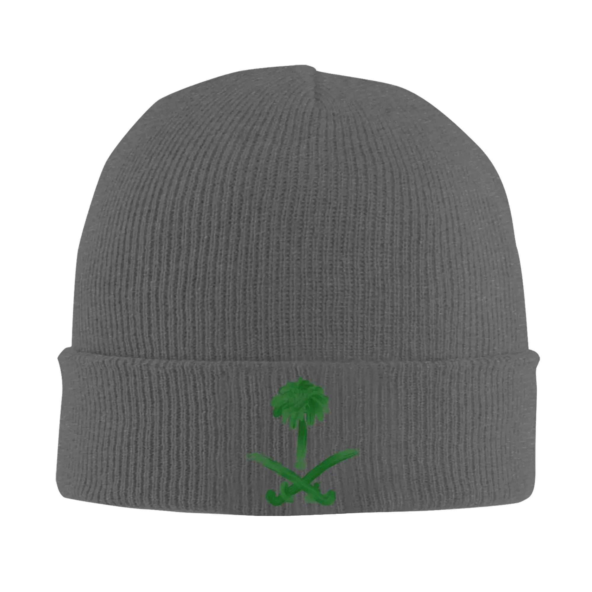 Saudi Arabia National Day Beanie Hats  Bonnet Hats Men Women Unisex Trendy Hippie Skullies Beanies Autumn Custom Head Wrap Caps