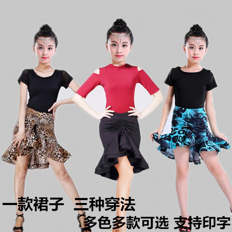fishtail skirt for adult women modern irregular skirt fishbone bottom dress latin dance dress women competition line dance suit