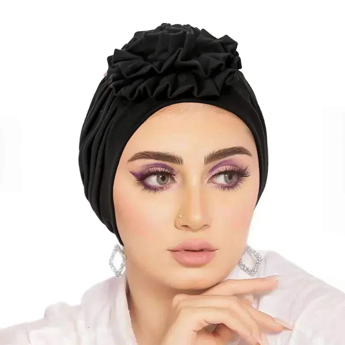 Women’s Sequin Knotted Turban – Elegant, Comfortable & Perfect for Any Occasion