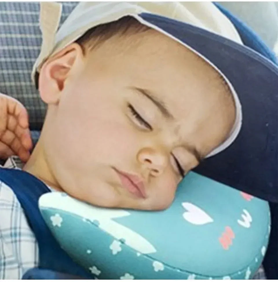 Almohada de seguridad para el cuello para niños, protector de hombros para el cinturón de seguridad del coche, cojín para el cuello del niño, protección para la cabeza del niño, almohada para dormir en el coche