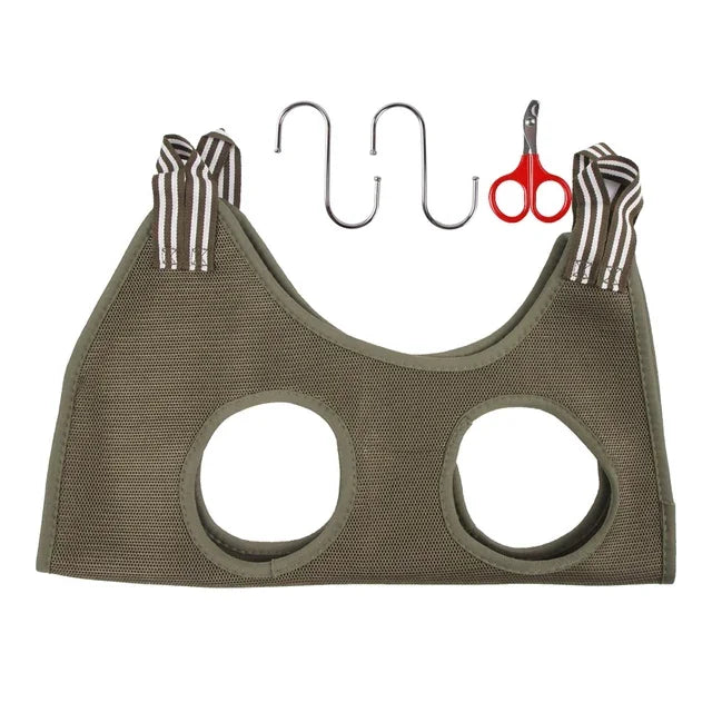 Dog Cat Grooming Hammock Fixed Bath Bag  Nail Cutting Anti Scratch Cat Trimming Restraint Bag Cat Beauty Hanging Pet Supplies