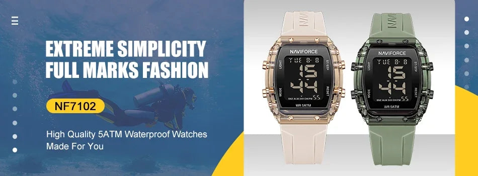 NAVIFORCE Women Watches Luxury High Quality Quartz Watch Ladies Creative Clocks Waterproof Female Wristwatches Relogio Feminino