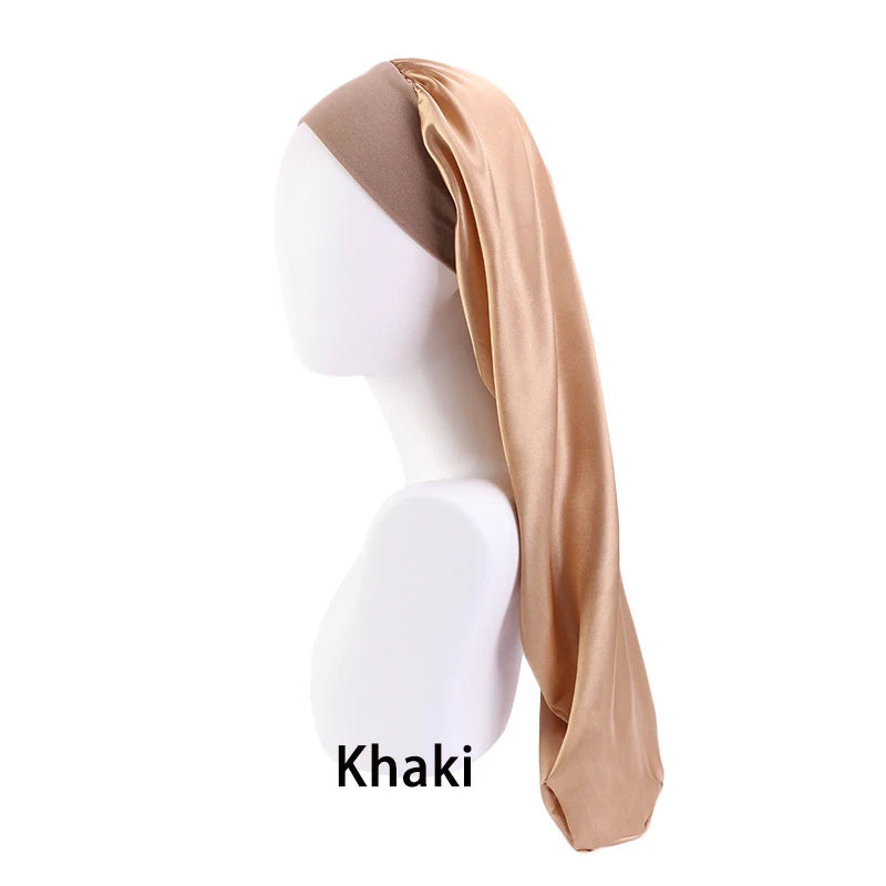 Extra Long Satin Bonnet