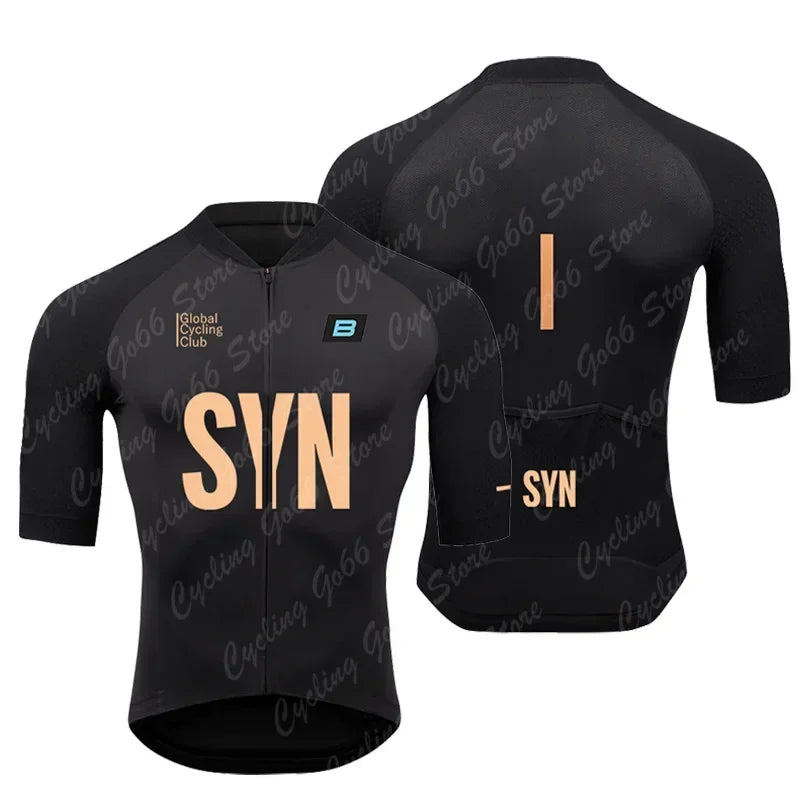 Men Summer SYN BIEHLER Cycling Jersey Set Breathable Racing Cycling Jersey Sport Mtb Bicycle Jersey Bike Cycling Clothing Suit