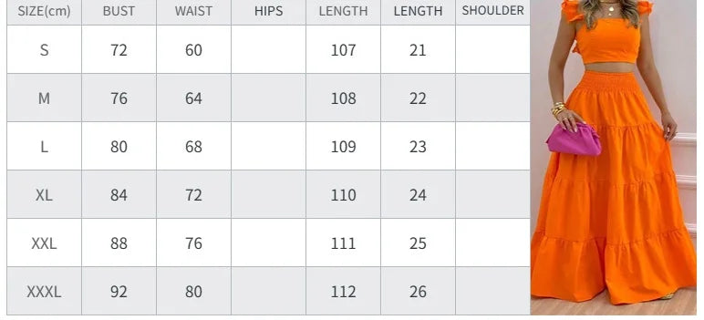 Skirt Sets Womans Clothing Streetwear New Spring/Summer Elegant Sexy Collage Sleeveless Top and Longuette Suits for Female