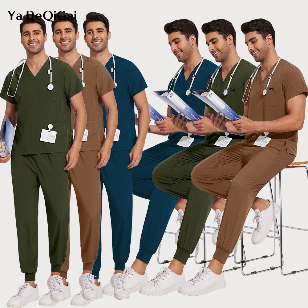 Wholesale Operating Room Workwear Hospital Work Wear Medical Uniform Pet Shop Pharmacy Lab Clothes Scrubs Set Nurse Surgery Suit