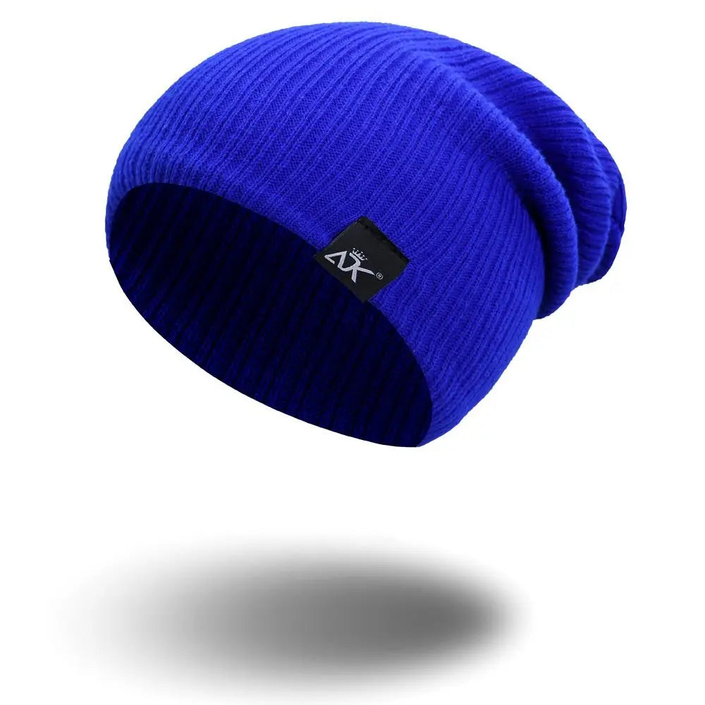 High Quality Woman/Men Solid Cute Warmer Bonnet Winter Autumn Hats Female Beanie Caps Knitted Beanies