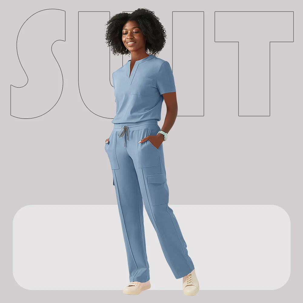 New Dentist Work Clothes Woman Soft Medical Uniform Pet Store Work Wear Surgery Workwear Medical Doctor Nurse Surgical Uniforms