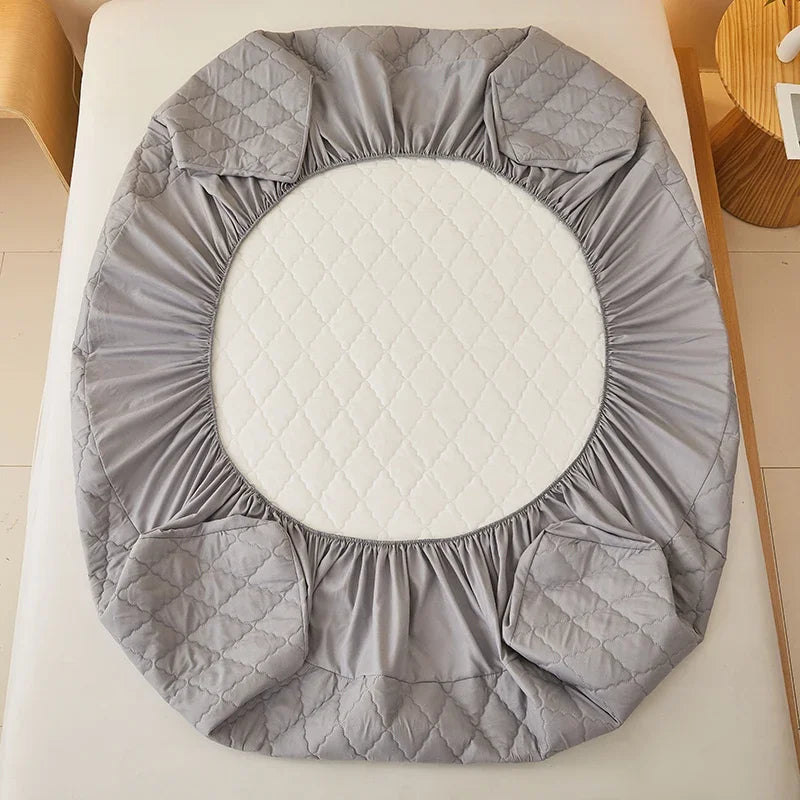 Waterproof Mattress Protector Embossed Bed Mattress Cover Soft Breathable Fitted Mattress Pad Cover 120/150/180/220x200 Washable