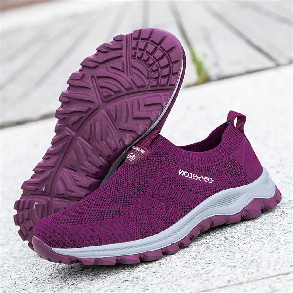 Lightweight Lace-free Woman Sneakers 47 Nursing Tenis Retro Brand Flat Shoes Sports Practice Novelties 2025elegant