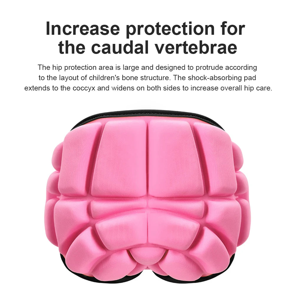 Pads Shorts 3D Protective Shorts Kids Butt Pad Adjustable Snowboard Padded Mat Hip Protection Pad Outdoor Skateboarding Shorts
