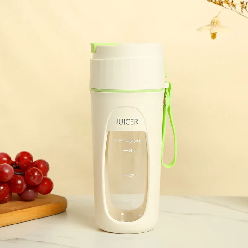 Licuadora portátil recargable por USB, máquinas licuadoras personales para batidos y zumos, minitaza mezcladora de frutas