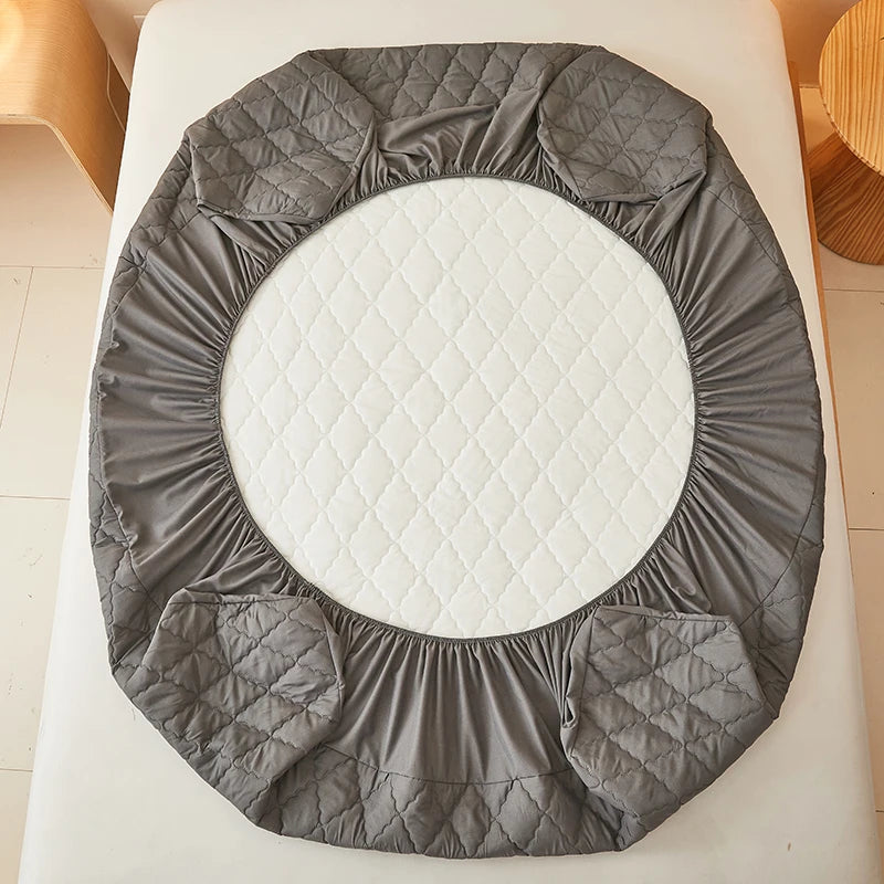 Waterproof Mattress Protector Embossed Bed Mattress Cover Soft Breathable Fitted Mattress Pad Cover 120/150/180/220x200 Washable