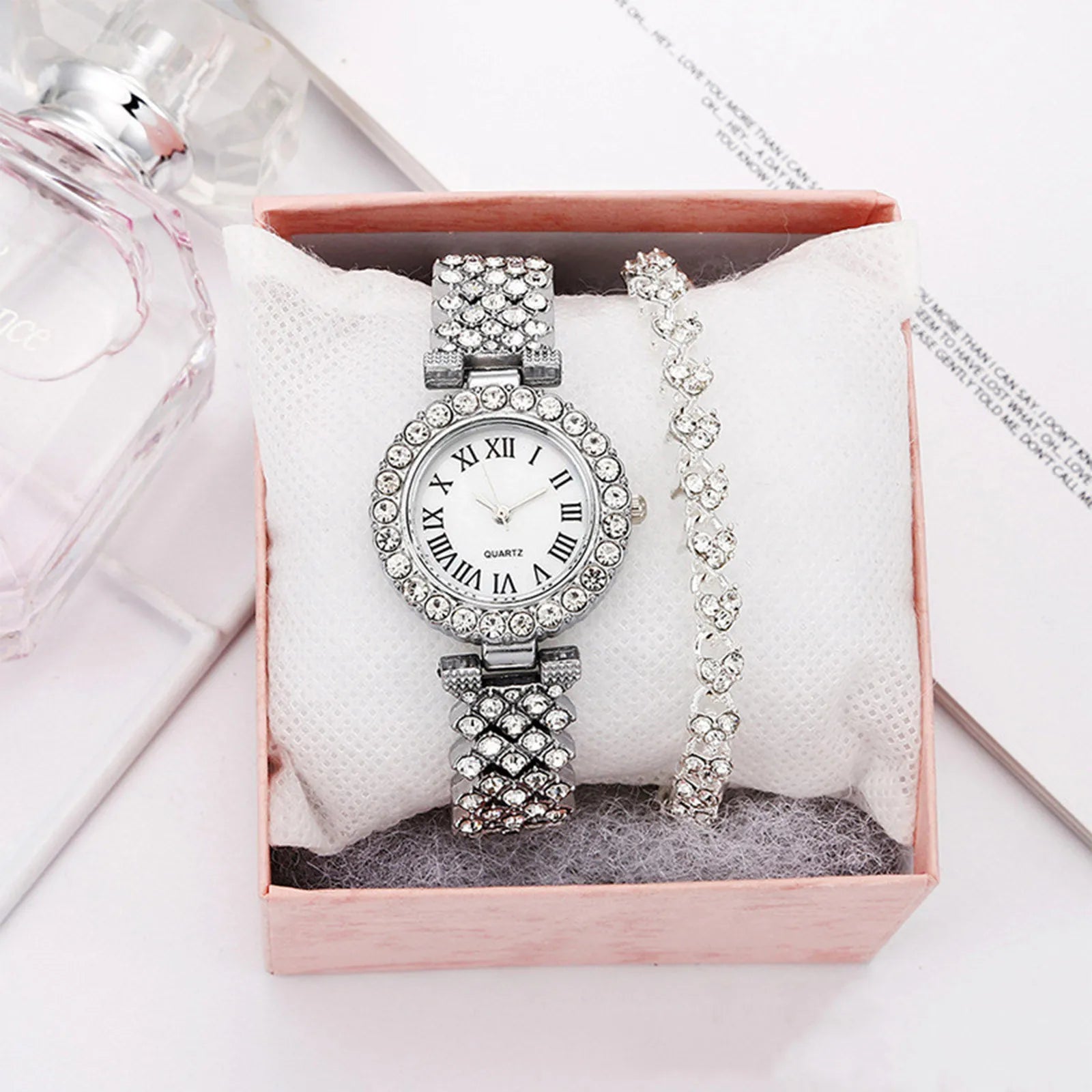 Watch For Women Watches  Best Selling Products Luxury Watch Luxury Brand Reloj Mujer Watch Bracelet Set Diamond Steel Band