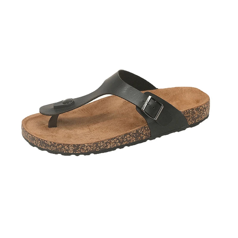 Slippers for Men New Summer Casual Outer Wear Non-Slip Anti-Odor Thick-Soled Sandals Shoes Flip-Flops