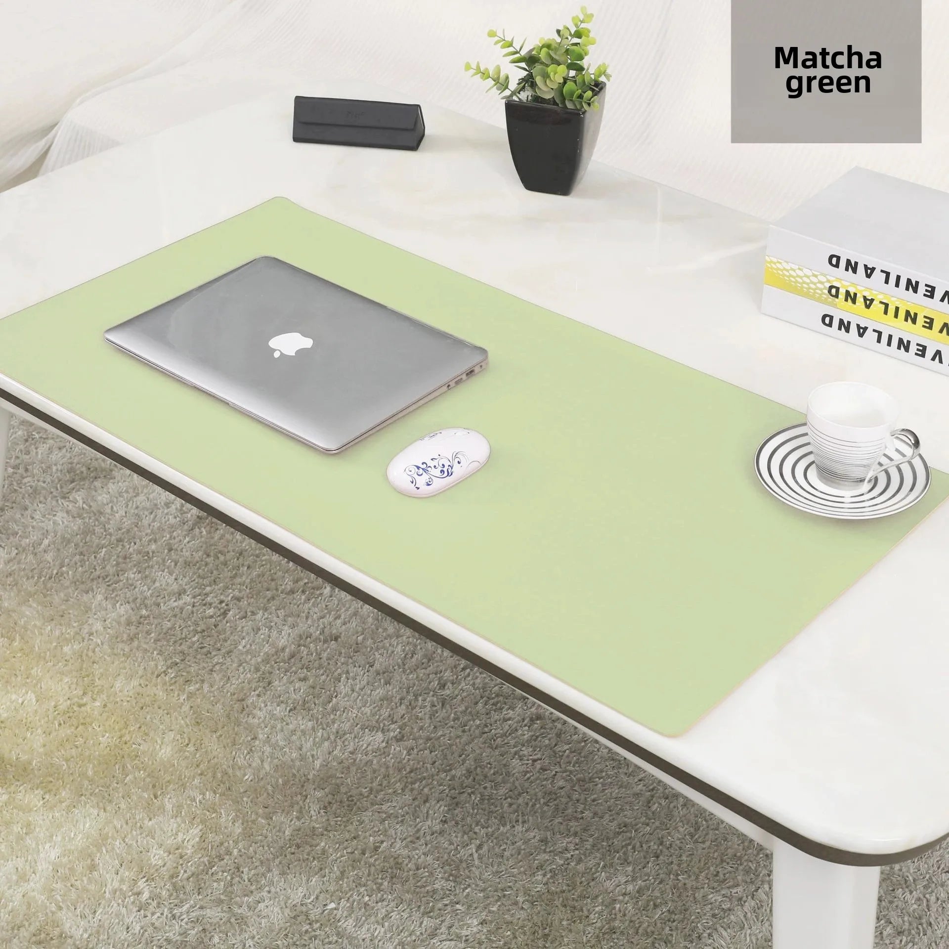 1 alfombrilla protectora de escritorio de gran tamaño 600*300mm, alfombrilla de ratón de cuero PU impermeable, alfombrilla de escritorio para teclado, alfombrilla de ratón para juegos