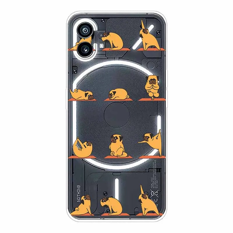 Case for Nothing Phone 1 Cover Transparent Soft TPU Silicone Cases for Nothing Phone One Phone 1 Clear Coque Cute Phone1 2022