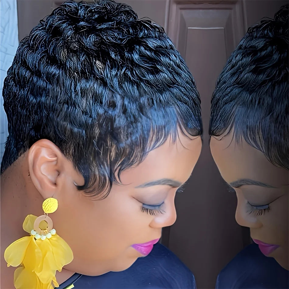 Pixie Wave Human Hair Wig
