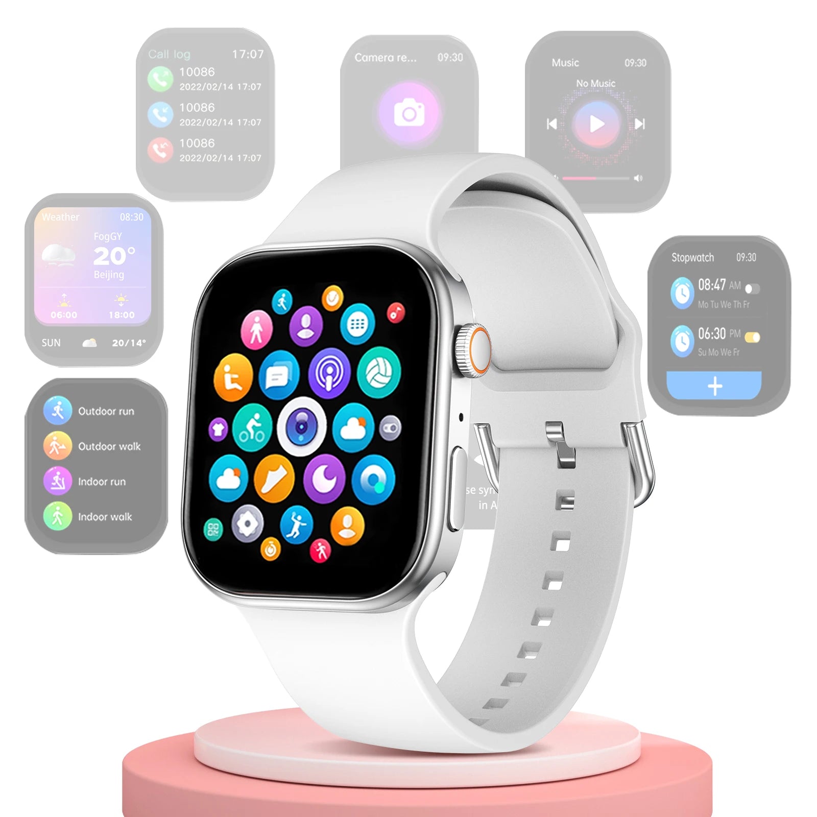 Montre connectée 2,01 pouces