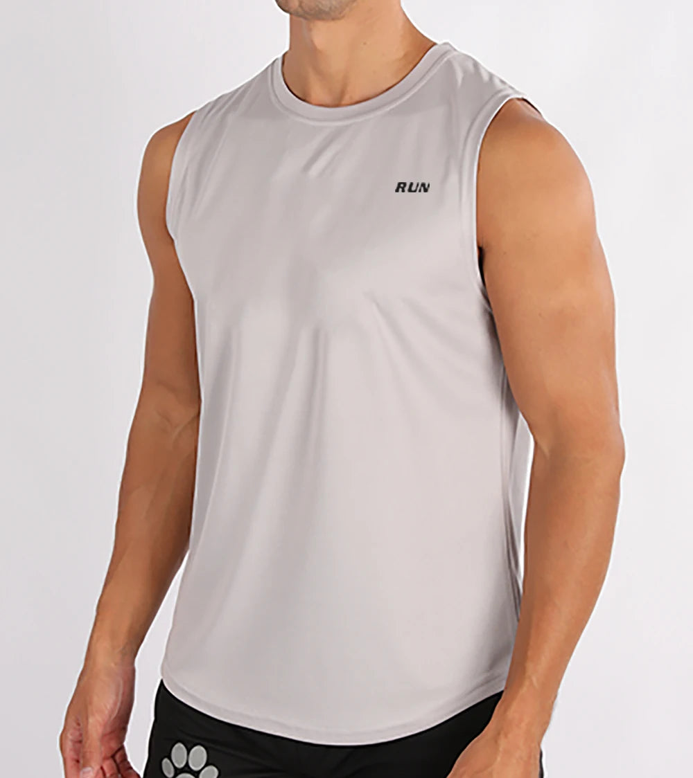 Chalecos de verano para hombre, ropa de entrenamiento físico, ropa deportiva, camisetas sin mangas sueltas, chalecos de baloncesto de moda para hombre