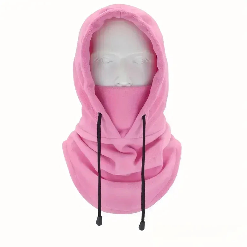 Winter Balaclava Hooded Scarf Face Mask- Warm Neck Gaiter with Hood for Outdoor Activities Cycling Sports
