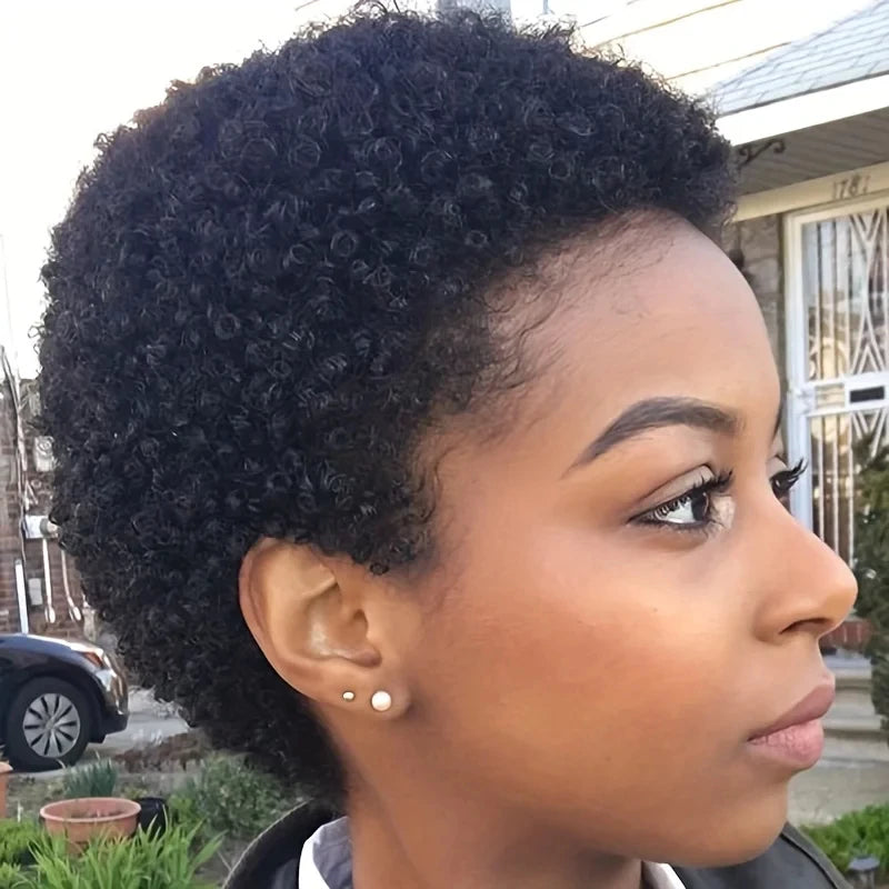 Peluca Pixie Rizada Afro